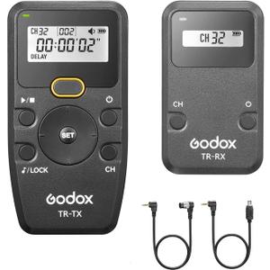 Godox TR-N1 TR-N3 Remote Shutter Release for Nikon, Wireless Shutter Release Intervalometer Compatible for Nikon Z9 Z7 Z6 Z5 D850 D800 D750 D610 F90 D7200 D7100 D5600 D3300 D90