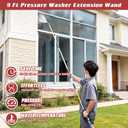 9 FT Pressure Washer Extension Wand with Handle Gun, 4000 PSI