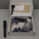 JONYJ Handheld Car Vacuum Cleaner, 16000PA Hand Held Vacuum Portable Cordless, 2 in 1 Air Duster and Vacuum Cleaner with LED Light, Multi-Nozzles, 120W High Power Mini Vacuum for Home, Pet, Office (Blue & Gold)