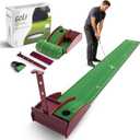 Golf Putting Green for Indoors Putting Mat with Automatic Ball Return