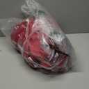 Fazhesici Red Blackout Velvet Curtains 96 inches Long Windows Rod Pocket Drapes with Tassels Soundproof Thermal Curtains for Living Room 2 Panels Set 52" x 96"