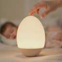 Egg Light for Nursery, 256 RGB Baby Night Light, Rechargeable Night Light for Kids, Portable Small Cordless Bedside Lamp for Girl/Boy/Toddler/Bedroom