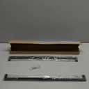 Matte Black Cabinet Pulls - Square Drawer Pulls, 2 Pack 18 Inch Stainless Steel Kitchen Door Cupboard Handles, 458mm Hole Centers