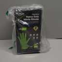 TitanFlex Heavy Duty Industrial Nitrile Gloves with Raised Diamond Texture, 8-mil, Latex Free, Powder Free (Green/Dark Green) (Medium, 02 Green (100ct))