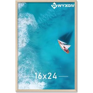 Natural 16x24 Picture Frame Lightweight yet Durable Frame Wall Hanging