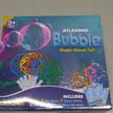Bubble Wands for Kids | Giant Bubble Wand | Bubbles for Kids | 19,11 Large Bubbles Rings Blowing Set for Big Bubbles Includes 3 Original Mix Kit