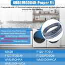 Upgraded 4986ER0004H Washer Door Boot Gasket Seal Compatible with LG Front Load Washer Door Seal WM2450HRA Door Seal for LG Washer Door Gasket Replacement WM2550HWCA, WM2550HRCA, AP5324640, PS3587002