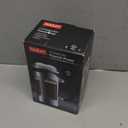 Bodum 12oz Chambord French Press w/Locking Lid, High-Heat Borosilicate Glass, Stainless Steel, Black - Made in Portugal