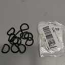 BWESOO Pack of 12 Black Metal D Rings Buckle D-Rings 1.5 Inches Inside Diameter for Strap Arts, Crafts and Sewing