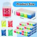 48 Pcs Pencil Sharpeners with Lid, Inspirational Back to School Student Gifts Motivational Manual Dual Holes Pencil Sharpener for Students School Graduation Supplies (48)