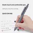6pcs 0.5mm Gel Pens, Quick Dry Black Ink Fine Point Pens, High-End Series Smooth Writing Pens for School, Office & Home Supplies, Ideal Gifts for Women and Men