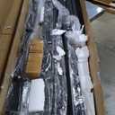 IDEALHOUSE Twin Daybed Without Trundle, Metal Twin Size Daybed, Steel Slat Support Sofa Bed for Living Room, Bedroom, Guest Room (Black-Without Trundle)