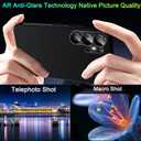 2 x TZGZT Camera Lens Protector for Samsung Galaxy S26 Ultra, One-piece Metal Manufacturing, Unbreakable Shatterproof, Screen Protector Tempered Glass Cover Accessories, Case Friendly-Black