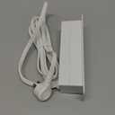 CCCEI 6 Outlets Dual Side Recessed Power Strip with 45W USB C Port, Furniture Flush Mount, Under Desk, Desk Top Multiple Outlet, Hidden Charging Station for Conference Table, Nightstand, White. 10FT.