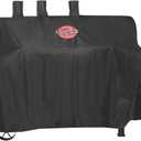 Char-GrillerTexas Trio Grill Cover, Expansion Sleeves fit Around Side Fire Box, Black, Designed to Fit Model # 3070, Black