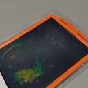 FLUESTON LCD Writing Tablet, Doodle Board Toys Gifts for 3-8 Year Old Girls Boys, 10 Inch Colorful Electronic Board Drawing Pad for Kids, Christmas Gifts for Toddler Educational Learning Travel, Orange (11"W x 7.5"H)