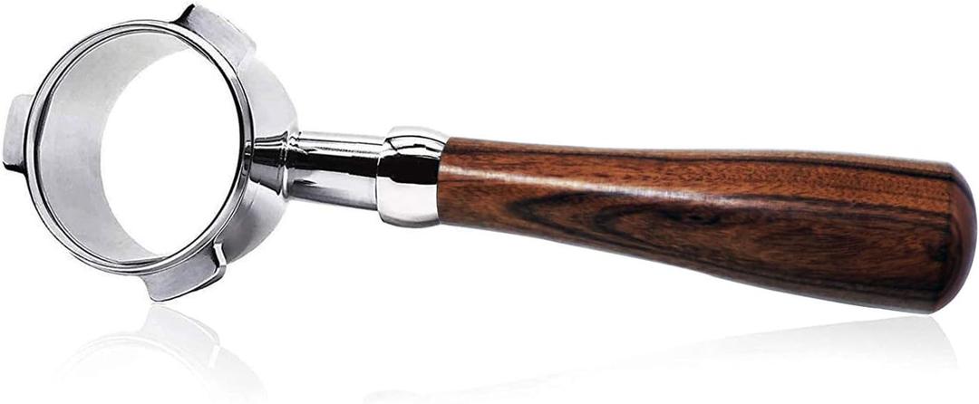 Premium 54mm Naked Bottomless Portafilter, Compatible with Breville Barista BES 870/878/880 Replacement Breville Bottomless Portafilter, Not Include Filter Basket