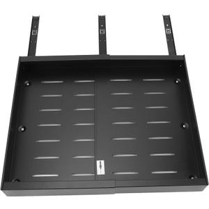 Fockety Kitchen Cabinets Metal Slide Out Drawers, Carbon Steel Expandable Pull Out Cabinet Organizer, Deep Pull Out Drawers, Adhesive Pull Out Shelves, Non Perforation Installation (Black)