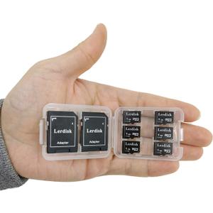 Factory Wholesale Micro SD Card 1GB Pack of 6 in Bulk MicroSD with SD Adapter Produced by Authorized Licencee (1GB)