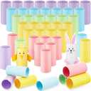 Henoyso 100 Packs Cardboard Tubes for Crafts, Thick Toilet Paper Rolls Empty for Kids Classroom Projects End of School Year Crafts Mother's Day DIY Gift Supplies (1.57 x 3.74 Inch,Multicolor)