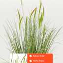 VEVOR Artificial Grass Plant, 2 Pack 35 inch Cattail Grass in Pot, Premium PVC Faux Fake Greenery Shrubs Plant for Indoor Outdoor House Home Garden Office Room Décor, Housewarming, Green