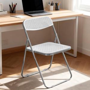 1 Pack Folding Chair Foldable Portable Plastic Chair,Outdoor Indoor Portable Party Chairs,Stackable Commercial Seats with Steel