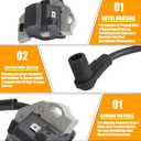 21171-7047 Ignition Coil Compatible with Kawasaki FR730V FX730V FX691V FR691V FR651V FX801V FX850V FX751V FX651V FS541V FS481V FS600V FX921V Engines Replaces 21171-0711 Pack of 2