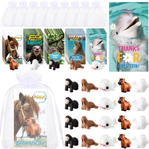 Fumete 25 Sets Vet Tech Gift Positive Emotional Resin Animal Support Motivation Pun Note Cards Employee Appreciation Bulk Customer Service Thank You Gift for Coworkers Teacher Staff Desk Pet