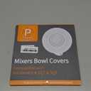 Silicone Mixers Bowl Cover Compatible with KitchenAid 4.5-5 Quart Tilt-Head Stand Mixers Bowl (White)