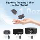Shock Collar for Small Dogs，Tiniest and Lightest Dog Training Collar with 2000ft Remote，Tailored Small Dog Shock Collar 5-15 Pounds，Beep，Vibration and Safe Shock，0-99-Level Precise Adjustment，Black