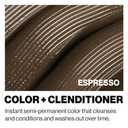 Keracolor Color + Clenditioner 3-in-1 Color-Depositing Conditioner, Gently Cleanses & Conditions, Semi-Permanent Hair Color, 23 Shades, 12 Fl Oz