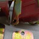 A Pair Polyurethane Motor Engine Mounts Bracket Red Compatible for Small & Big Block Chevy Engine SBC BBC 350