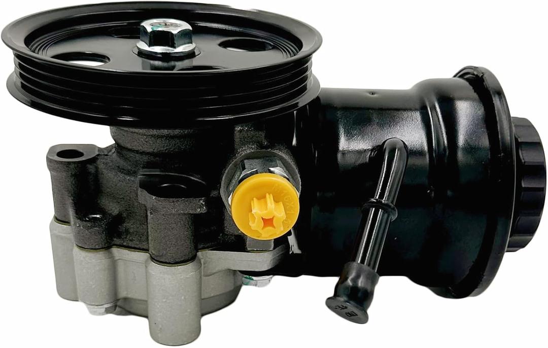 Power Steering Pump with Pulley and Reservoir Compatible with 1996-2001 Toyota Tacoma, 1996-2000 4Runner 2.4L 2.7L Gas