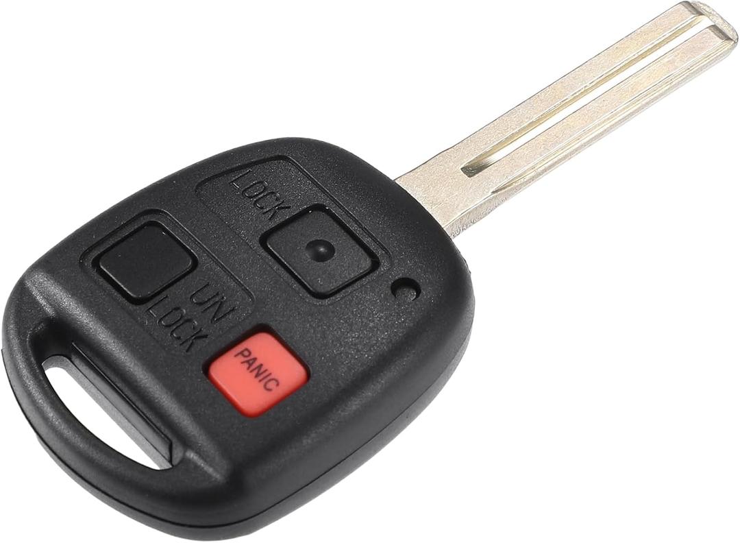 Uncut Chipped Ignition Key Fob for Lexus GX470 2003-2008 314Mhz HO01PT Reusable | Transponder Chip Key 1 Pcs for Lexus LX470 2002-2006