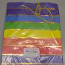 Cmecial 12.6" Paper Gift Bags with Tissue Paper, Extra Large Gift Bags with Handles, Birthday Rainbow Bag Large Size, Medium Birthday Bags Wrap Bag for Kids