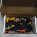 AHD 1080P Metal Backup Camera - IP69K Waterproof 170 Degree Wide Angle, Clear Night Vision Reverse Camera for Car Trucks SUV RV Vans Pickup 12V Front Rear Side View Parking Aid (66012-Black)