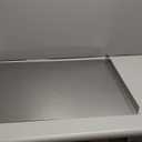 Amylove 26 x 20 Inch Stainless Steel Splash Guard Stainless Steel Wall Mount Guard with Screws Screws for Bathroom Sink Side Sink Splash Prep Sinks Protector for Commercial Kitchen Restaurant