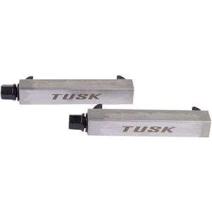 Tusk Motorcycle Shock Spring Compressor Tool Set, Chromoly Steel Hooks with Stainless Steel Body, 17mm Wrench or 3/8 Ratchet Drive, Pair with Storage Case