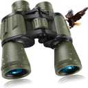 20x50 Binoculars for Adults, HD High Powered Professional Compact Binoculars for Bird Watching Travel Stargazing Concerts Outdoor Sports-BAK4 Prism FMC Lens,Waterproof with Phone Adapter,Green
