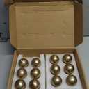 Asidrama 10 Pack Champagne Bronze Kitchen Cabinet Knobs, Cabinet Knobs Kitchen Cabinet Hardware for Cupboard Drawer Knobs Dresser Knobs