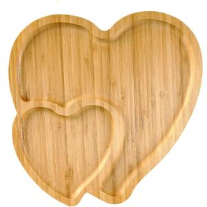 BinaryABC Heart Shaped Charcuterie Board Wood Serving Platters and Trays Side Dish Serving Trays,Mother Day Table Decorations Supplies