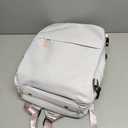 Vacuum Seal Travel Backpack with Air Pump, Compression Waterproof Vacpack Carry On Backpack for Travel Women Men with Vacuum System, Airlines Approved Daypack Laptop Space Saver Bags Grey