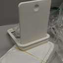 3pc Small White Trash Cans with Lids, 14.5L