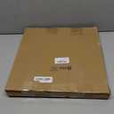 Mifoci 6 Pcs 13" Boho Faux Wood Plastic Charger Plates, Faux Wood Chargers for Dinner Plates Round Rustic Wedding Party Service (Dark Brown)