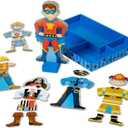 Melissa & Doug Joey Magnetic Wooden Dress-Up Pretend Play Set (25+ pcs)