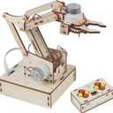 Robot Arm Kits Robotics for Kids Ages 8-12-14-16 Teens Adults STEM Toys Building Engineering 9 10 11 13 14 15 16+ Year Old Boys Grils Gifts DIY Craft Science Circuit Project Summer Camp Activities