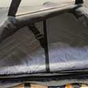 YJGF Dog Back Seat Extender for Truck,Truck Seat Cover Back Seat,Dog Hammock for Truck,Pet Seat Covers for Dogs,Hard Bottom Seat Extender for Dogs(Grey,for Full Size Truck)