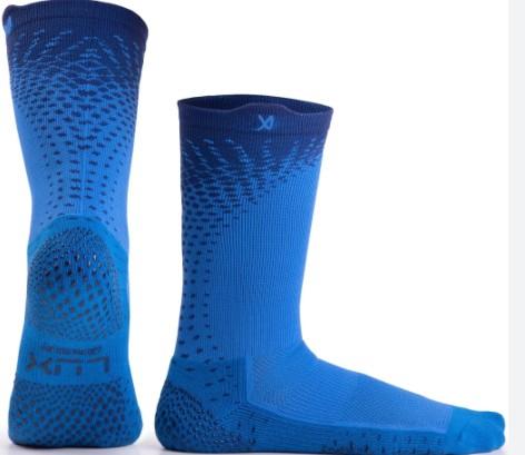 SPORT SOCKS - PERFORMANCE GRIP CLEAT SOCKS - BLUE - LUX, One Size