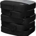 Large Packing Cubes for Travel - 5pc Packing Cubes for Suitcases - Lightweight Luggage Organizer Bags (Non-Compression)