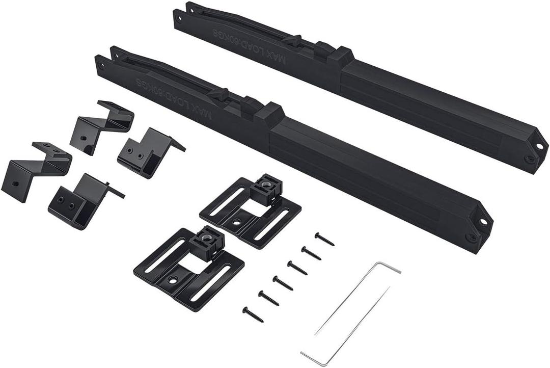 SMARTSTANDARD Barn Door Soft Close Kit, Matching 88-132 Pounds Single Door, Equipped with Spring Buffer Damper, Upgrade Hole-Free Version, 2PCS